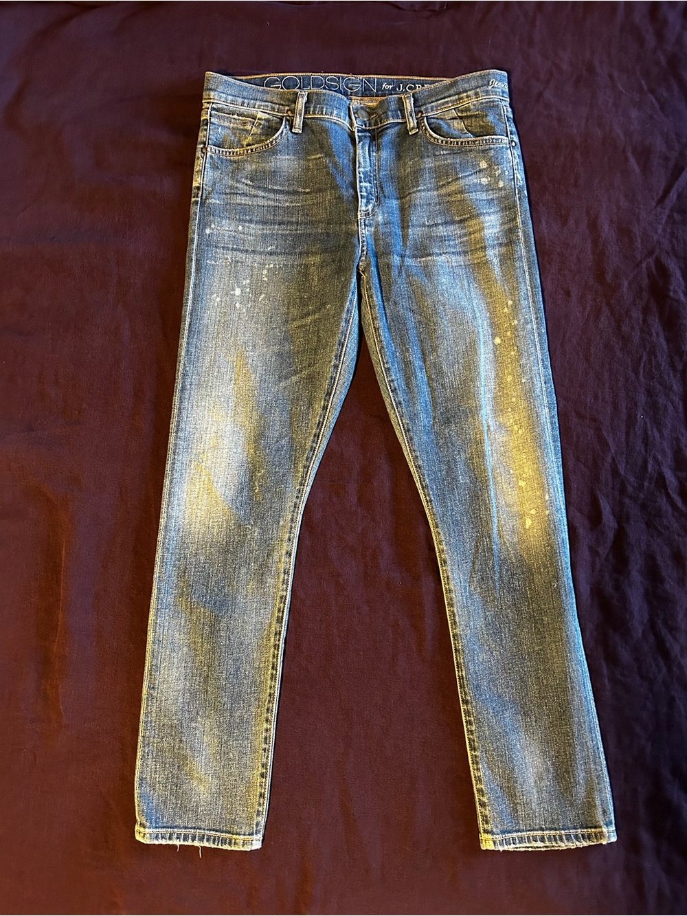 GOLDSIGN + JCrew Jenny Selvedge Denim Jeans
